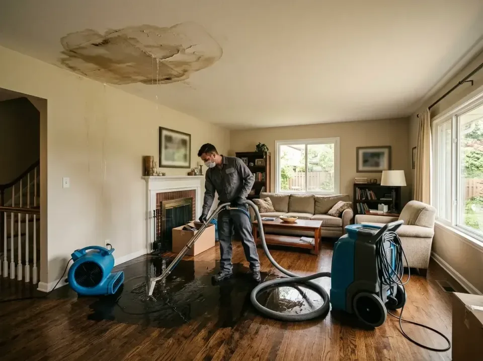 attic-pipe-burst-ceiling-drip-008 — frequently asked questions, Water Damage Restoration & Carpet Care in Kearney, MO